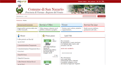 Desktop Screenshot of comune.sannazario.vi.it